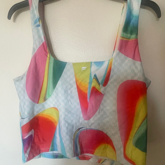 Colorful Abstract Women's Top - Picture 2 of 4